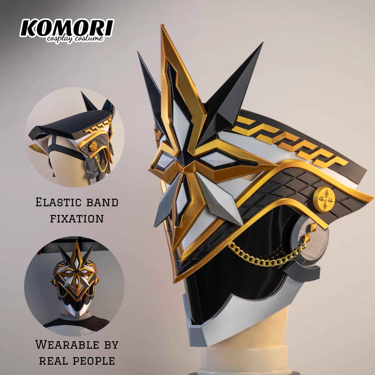 El Capitano Helmet Genshin Impact Cosplay