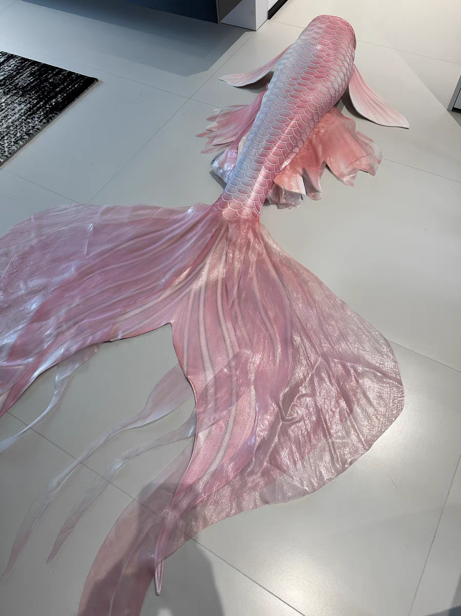 Carp Fish Tail for Adults and Children – Aquarium Performance Costume – Mermaid Tail Fish Skin
