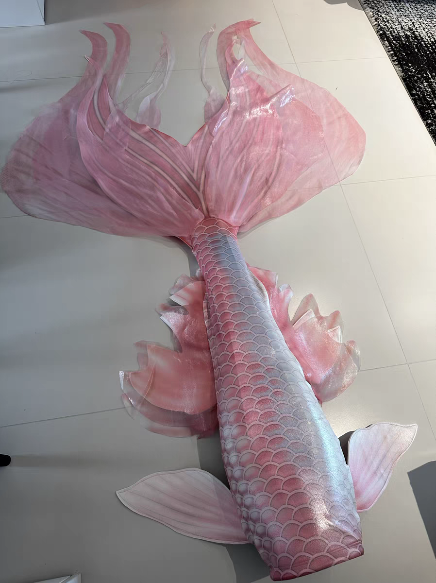 Carp Fish Tail for Adults and Children – Aquarium Performance Costume – Mermaid Tail Fish Skin