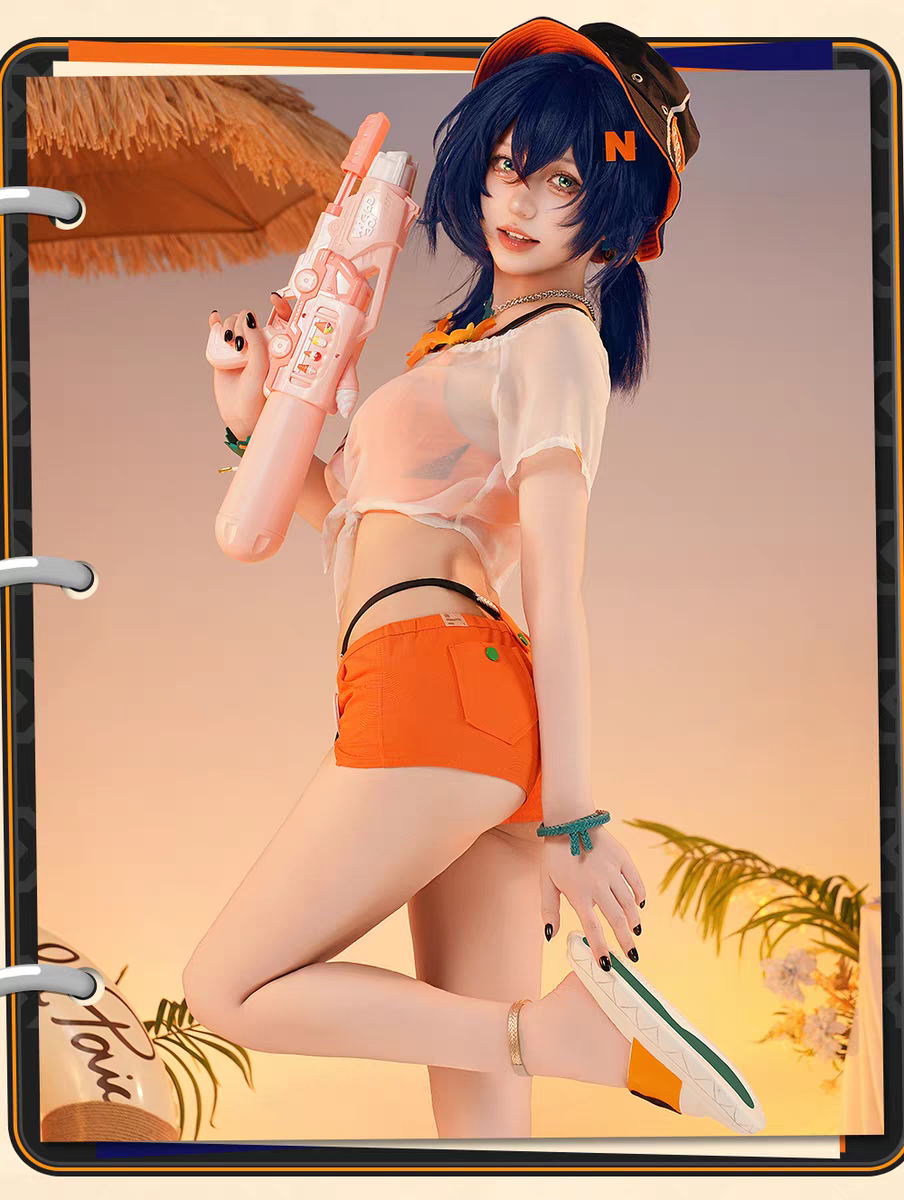 (Komori S) Belle Summer Zenless Zone Zero Cosplay