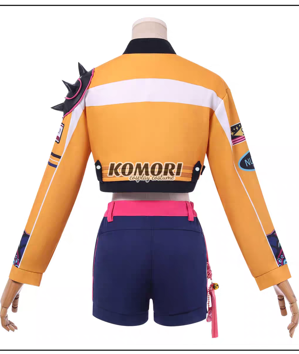 (Komori A) Rumi K-Pop Demon Hunter Female Cosplay Costume
