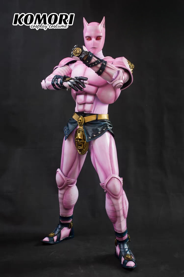 (High Quality) Jojo's Bizarre Adventure Killer Queen Stand Cosplay Costume Set