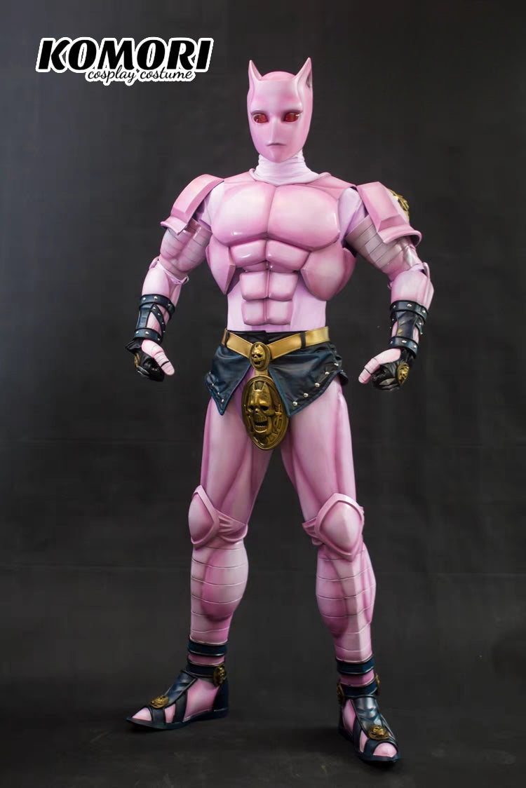 (High Quality) Jojo's Bizarre Adventure Killer Queen Stand Cosplay Costume Set