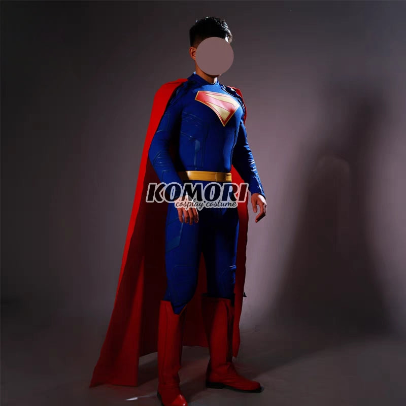 (Komori A) Man of Steel Clark Kent Superman Cosplay Costume Tv Series