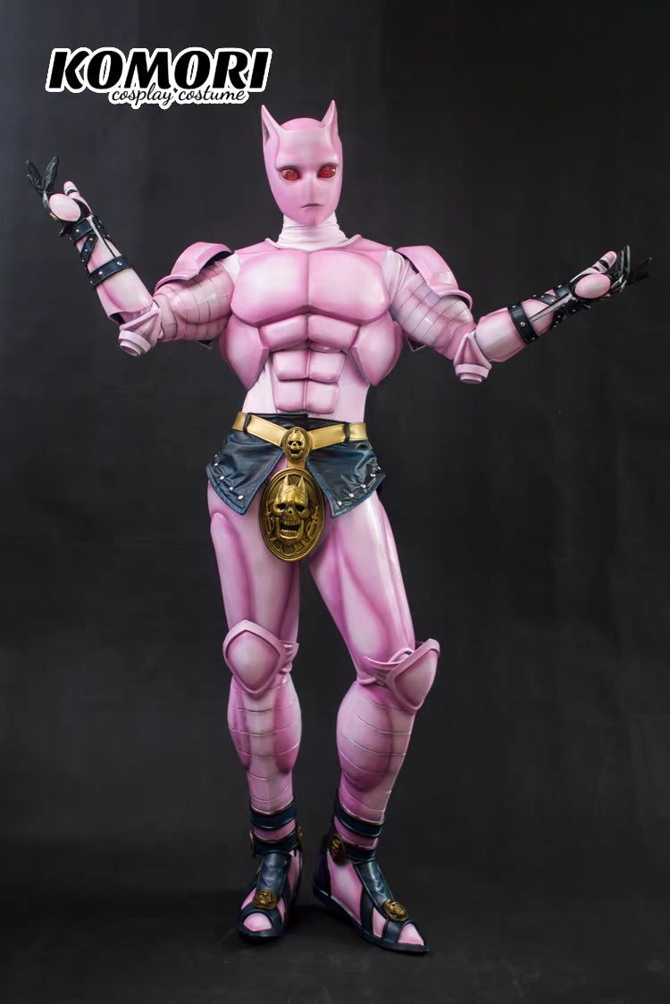 (High Quality) Jojo's Bizarre Adventure Killer Queen Stand Cosplay Costume Set