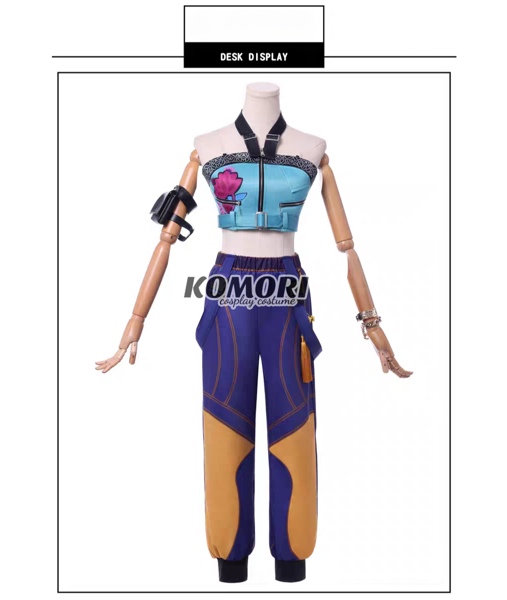 (Komori A) Zoe KPop Demon Hunter Cosplay Costume