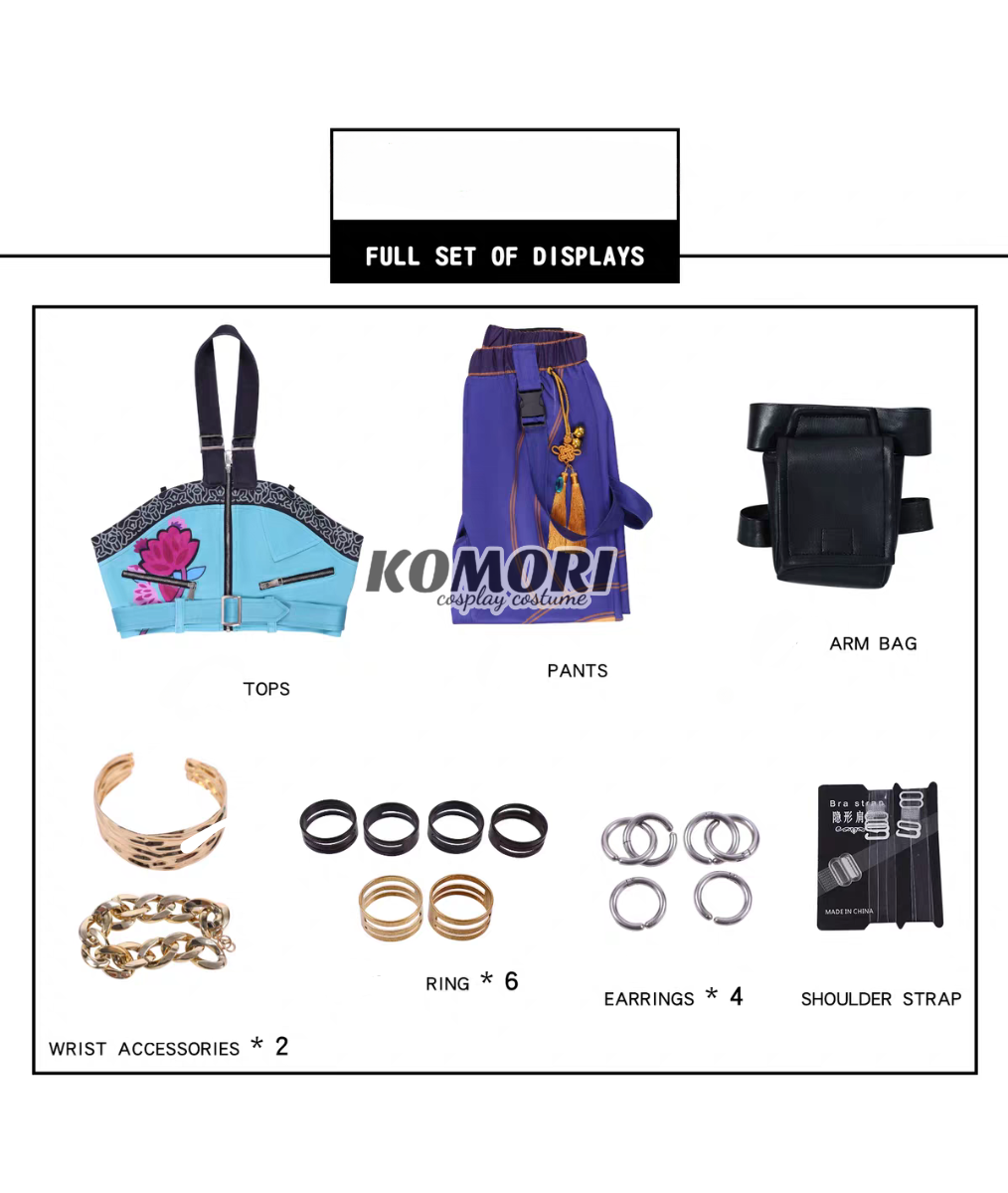 (Komori A) Zoe KPop Demon Hunter Cosplay Costume