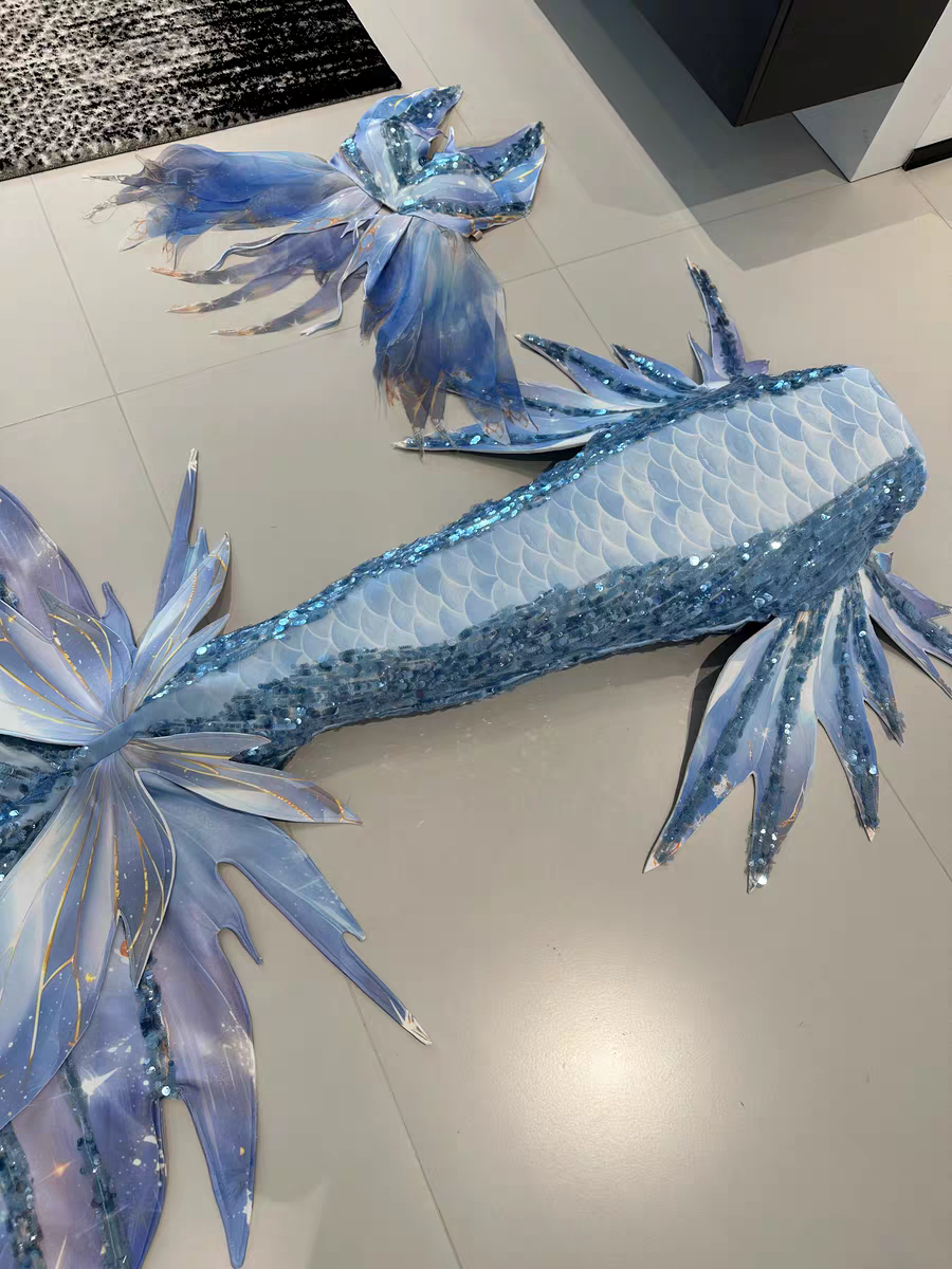 Frozen Blue Mermaid Tail