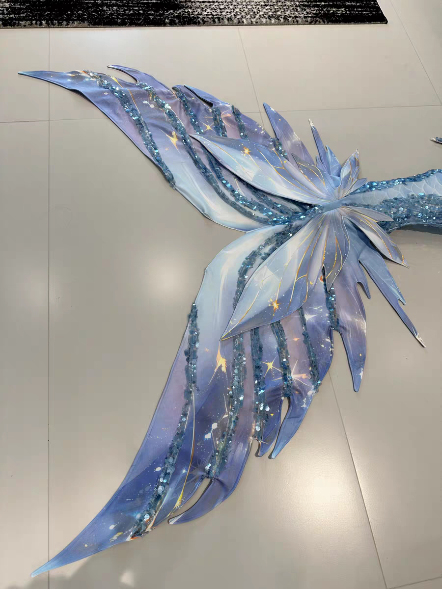 Frozen Blue Mermaid Tail