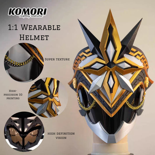 El Capitano Helmet Genshin Impact Cosplay