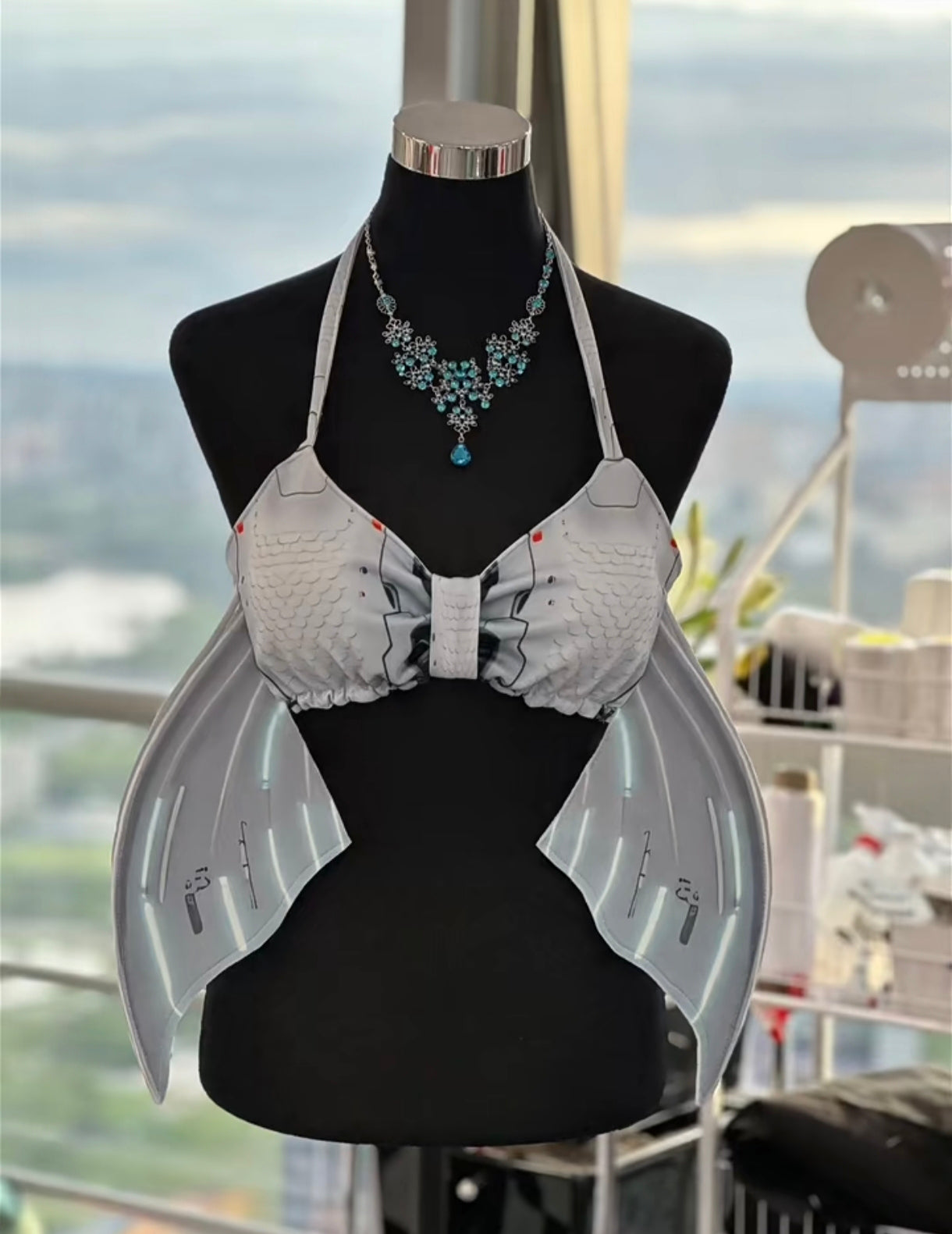 Futuristic Blue Mermaid High End Light