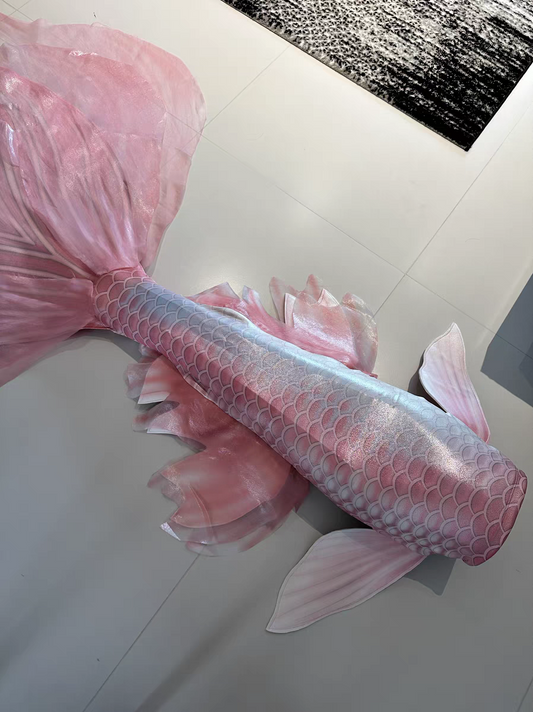 Carp Fish Tail for Adults and Children – Aquarium Performance Costume – Mermaid Tail Fish Skin