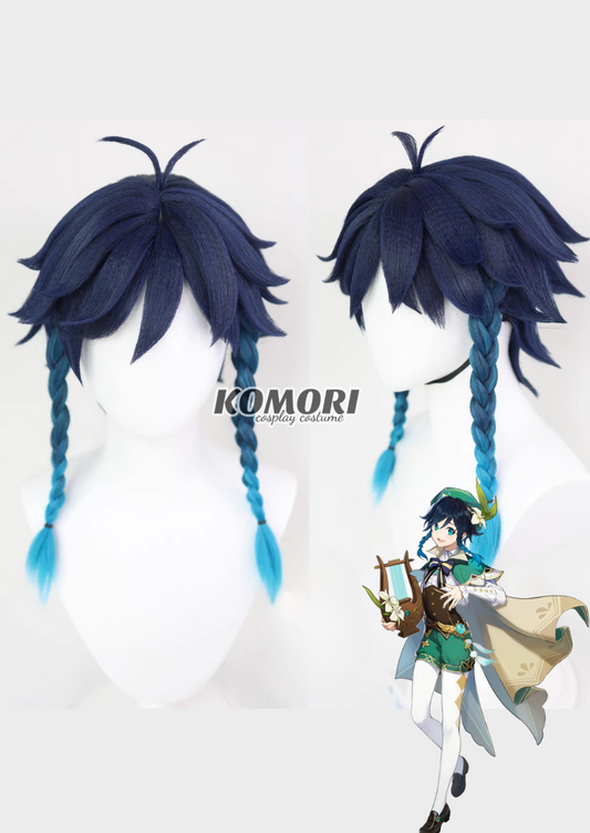 (Semi Hard Styling) Venti Genshin Impact Styled Wig