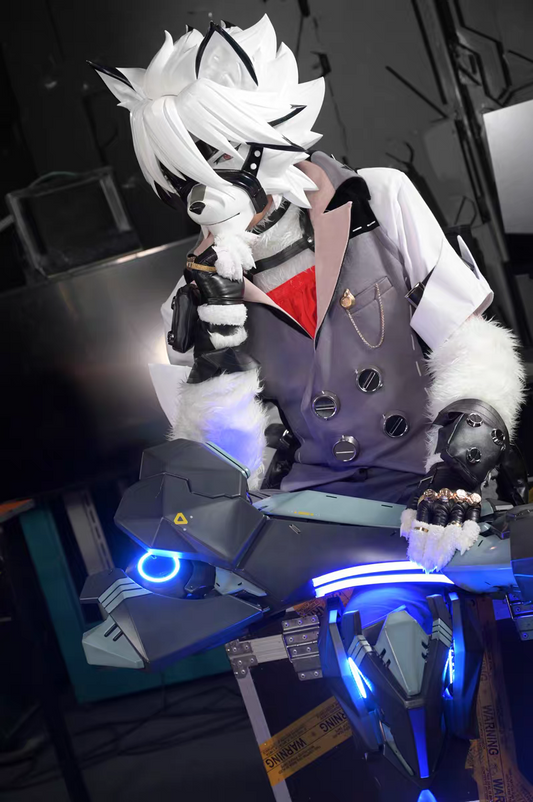 (Life Action) 3D Von Lycaon Zenless Zone Zero Leg Armor Cosplay