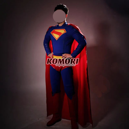 (Komori A) Man of Steel Clark Kent Superman Cosplay Costume Tv Series