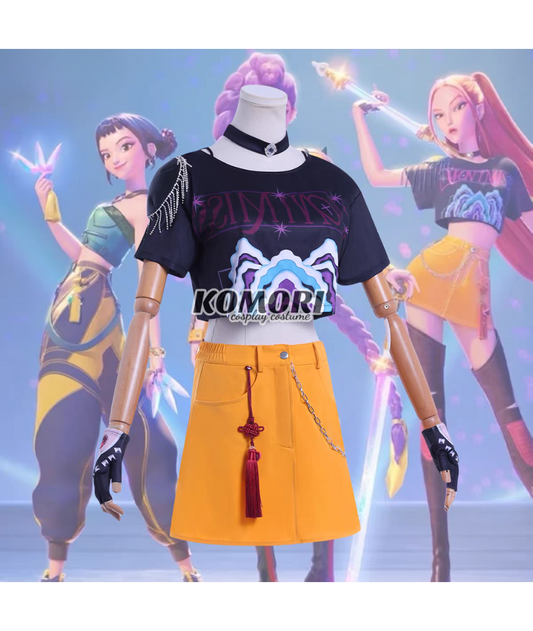 (Komori A) Mira K-Pop Demon Hunter Cosplay Costume