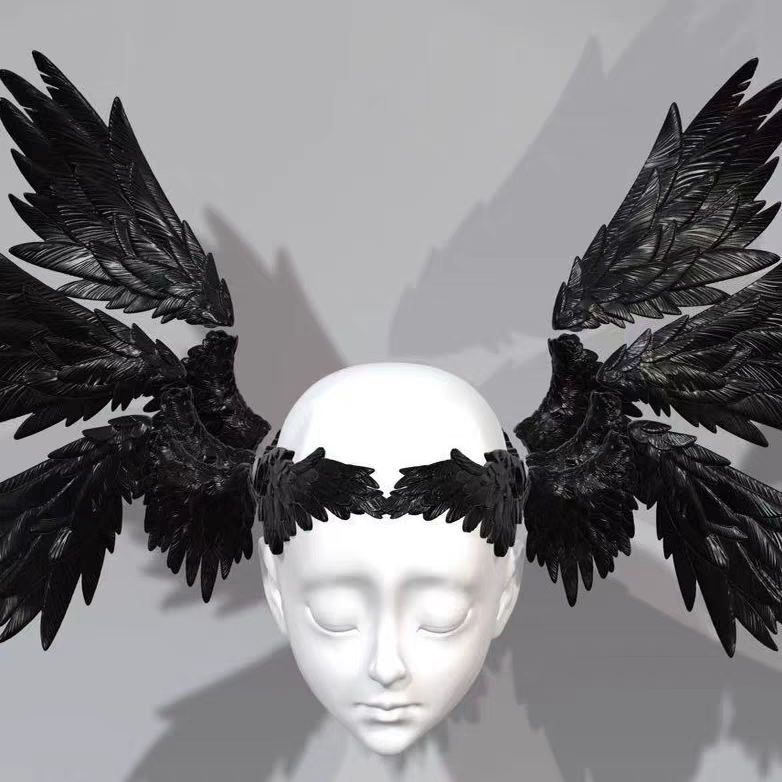 Six-wing headdress/angel headdress/oc headdress/3D printed original
